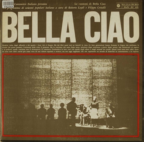Gruppo Del Nuovo Canzoniere Italiano: Bella Ciao