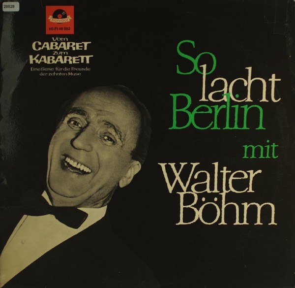 Böhm, Walter: So lacht Berlin mit Walter Böhm