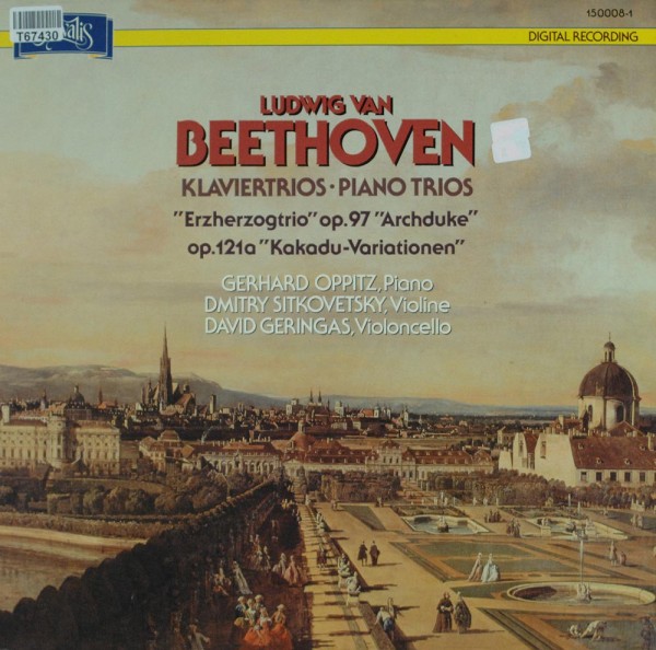 Ludwig van Beethoven, Gerhard Oppitz, Dmitr: Klaviertrios