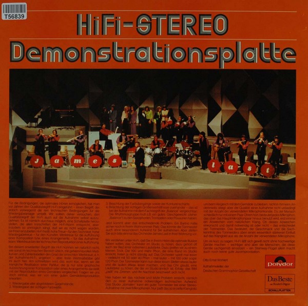 James Last: HiFi Stereo Demonstrationsplatte