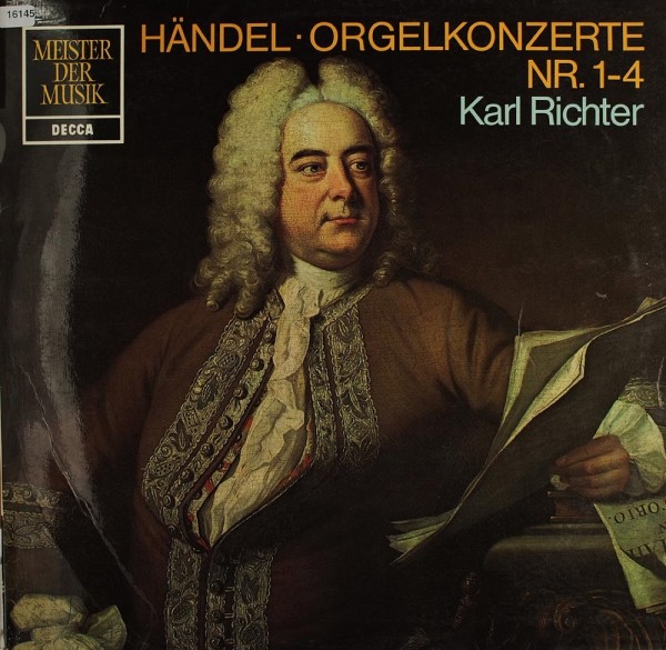 Händel: Orgelkonzerte NR. 1-4