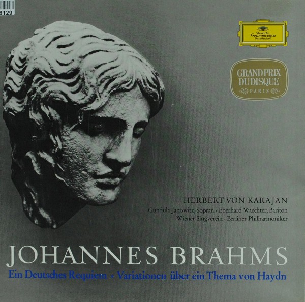 Johannes Brahms - Gundula Janowitz, Eberhar: Ein Deutsches Requiem * Variationen Über Ein Thema Von