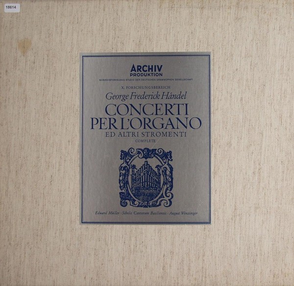 Händel: Concerti per l` Organo