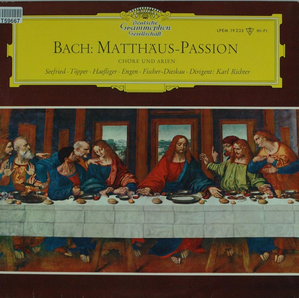 Johann Sebastian Bach, Münchener Bach-Chor &amp; -Orchester, Karl Richter: Chöre Und Arien Aus Der Matth