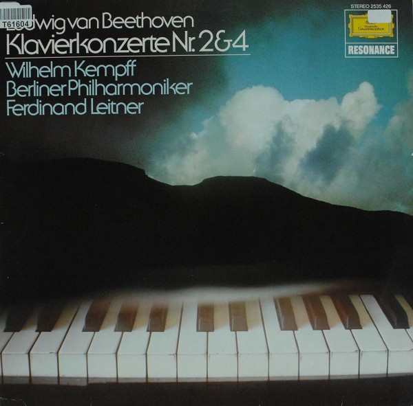 Ludwig Van Beethoven - Wilhelm Kempff, Berliner Philharmoniker, Ferdinand Leitner: Klavierkonzerte N