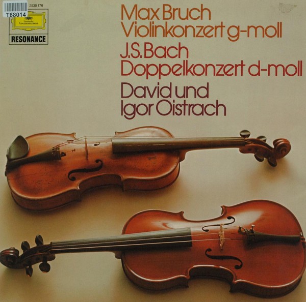 Max Bruch, Johann Sebastian Bach, David Ois: Violinkonzert G-Moll • Doppelkonzert D-Moll