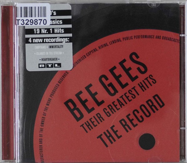 Bee Gees: Their Greatest Hits: The Record