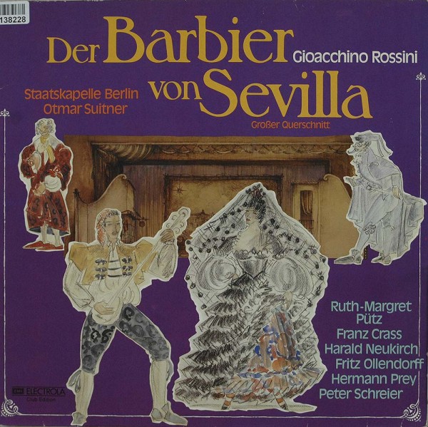 Gioacchino Rossini: Der Barbier Von Sevilla / Großer Querschnitt In Deutsche