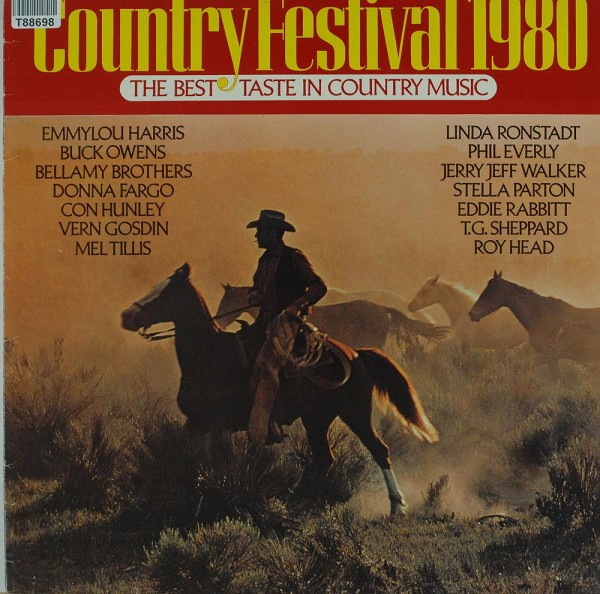 Various: Country Festival 1980 - The Best Taste In Country Music
