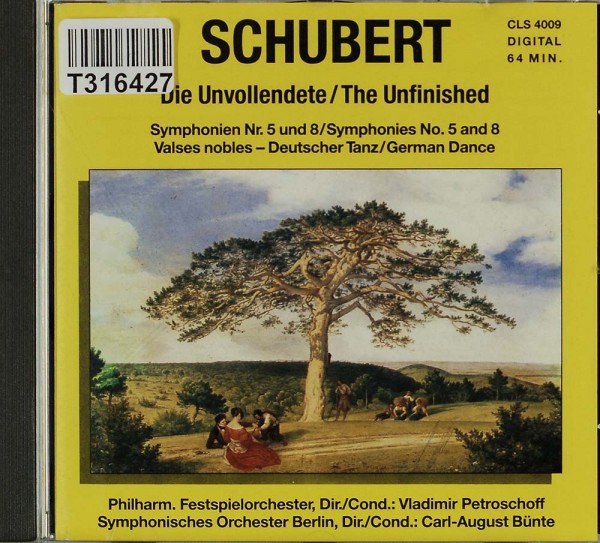 Schubert: Symphonien No. 5 + 8, 7 Walzer, Deutscher Tanz