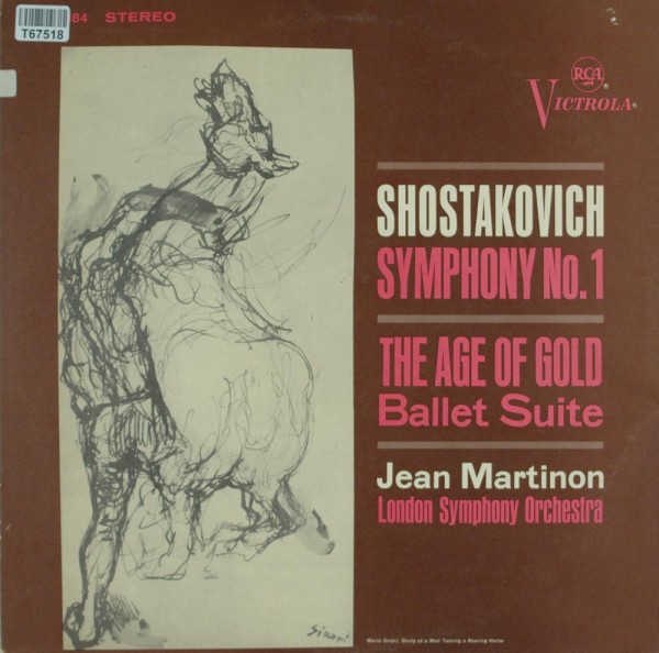 Dmitri Shostakovich / The London Symphony O: Symphony No. 1 / The Age Of Gold - Ballet Suite