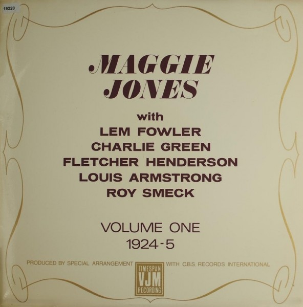 Jones, Maggie: Same Vol. One 1924-5