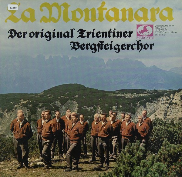 Original Trientiner Bergsteigerchor: La Montanara