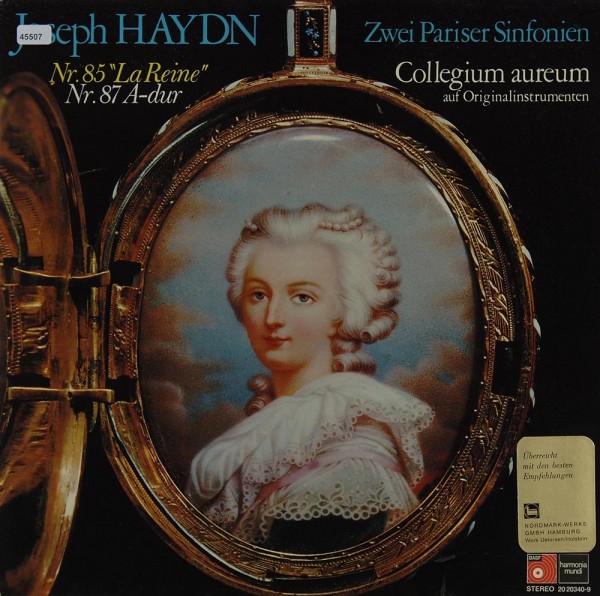 Haydn: Zwei Pariser Symphonien
