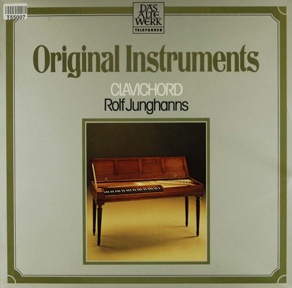 Rolf Junghanns: Original Instruments: Clavichord