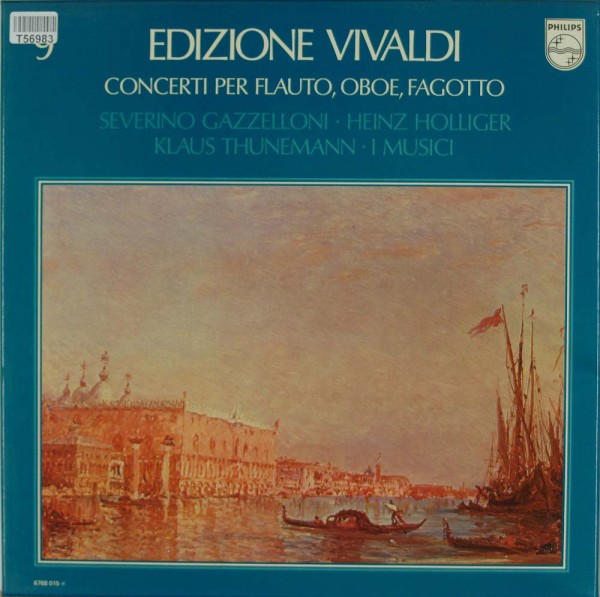 Severino Gazzelloni, Heinz Holliger, Klaus Thunemann, I Musici: Concerti Per Flautist, Oboe, Fagotto