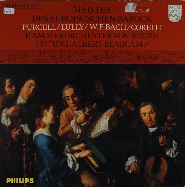 Purcell / Lully / Bach, W.F. / Corelli: Meister des europäischen Barock