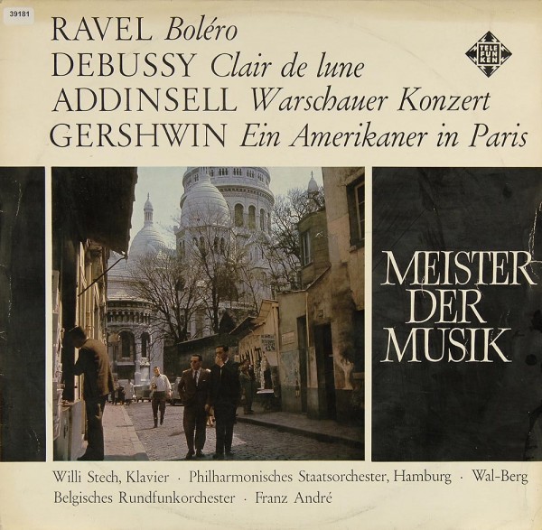 Ravel / Debussy / Addinsell / Gershwin: Bolero / Clair de Lune / Warschauer / Amerikaner