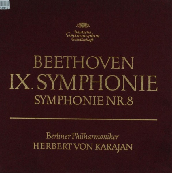 Ludwig van Beethoven - Berliner Philharmoni: IX. Symphonie / Symphonie Nr. 8