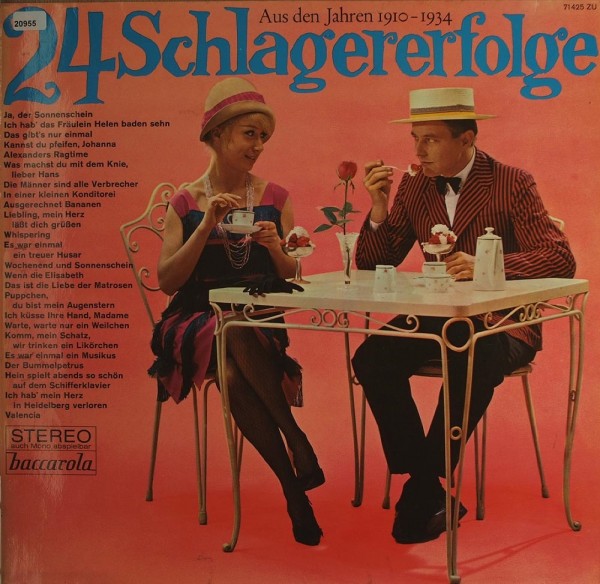 Various: 24 Schlagererfolge (1910-1934)