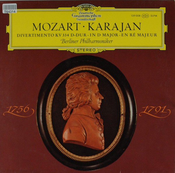 Wolfgang Amadeus Mozart, Herbert von Karaja: Divertimento Kv 334 D-Dur