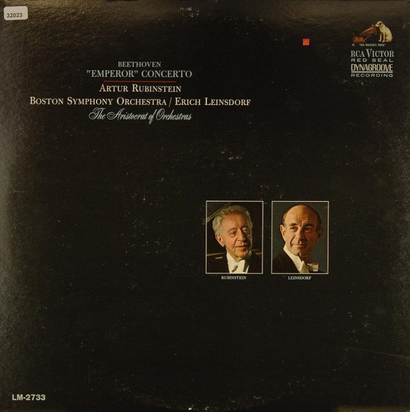 Rubinstein: Beethoven´s Emperor Concerto