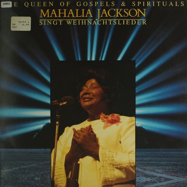 Jackson, Mahalia: Mahalia Jackson singt Weihnachtslieder