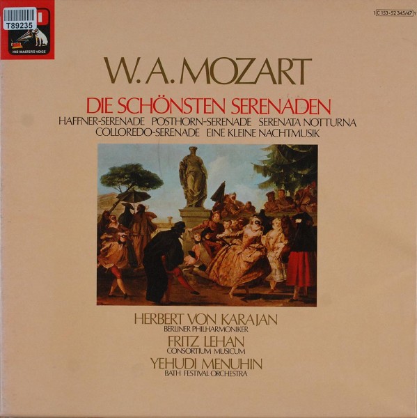 Wolfgang Amadeus Mozart, Herbert Von Karajan: Die Schönsten Serenaden