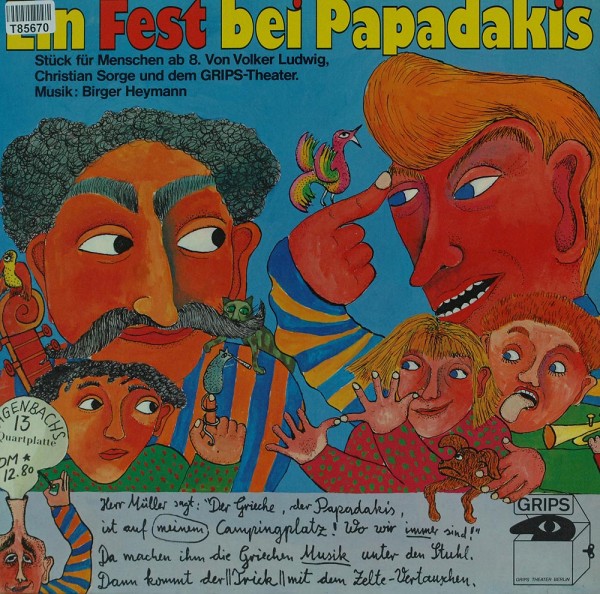 Ensemble Of Grips Theater Berlin: Ein Fest Bei Papadakis