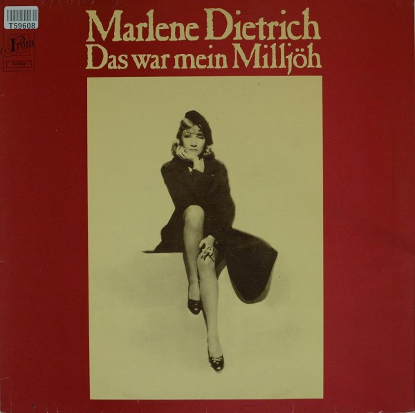 Marlene Dietrich: Das War Mein Milljöh