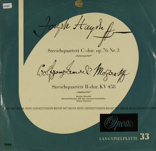 Haydn / Mozart: Streichquartette