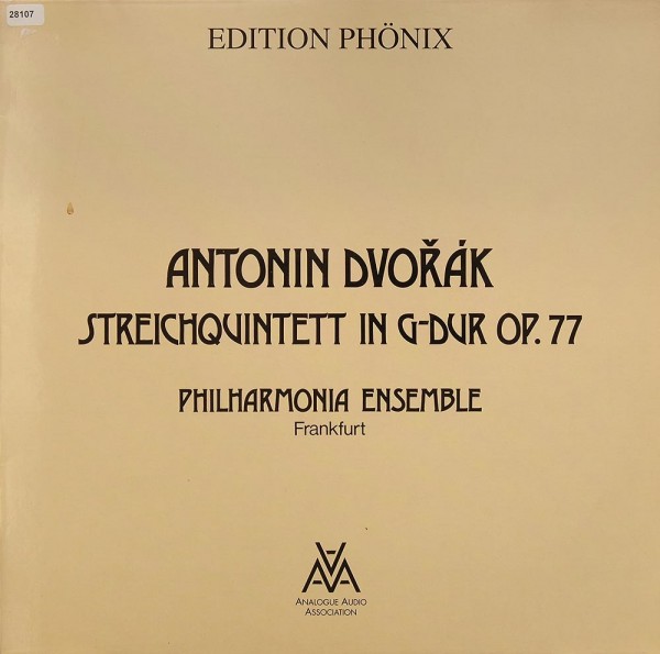 Dvorák: Streichquintett in G-dur op 77