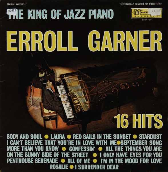 Garner, Erroll: The King Of Jazz Piano - 16 Hits