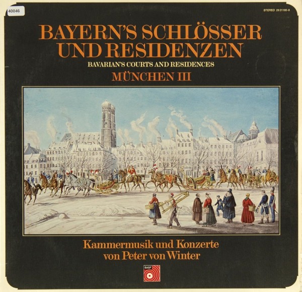 von Winter, Peter: Bayern´s Schlösser und Residenzen - München III