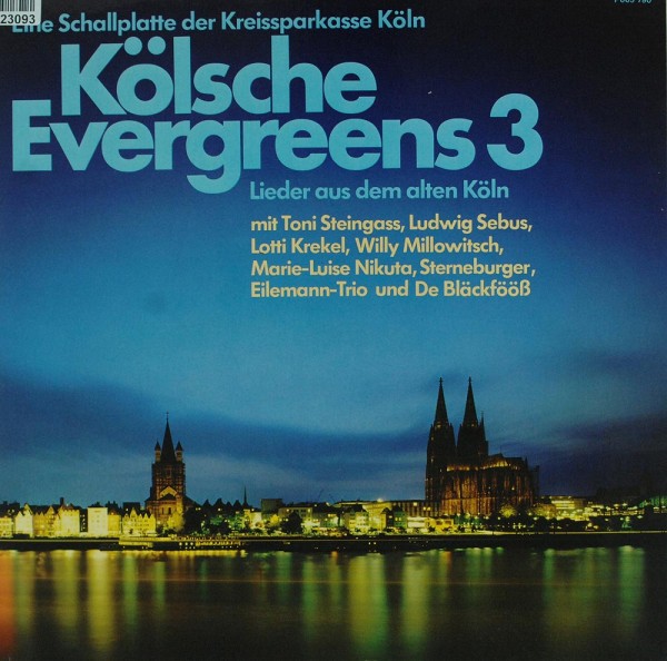 Various: Kölsche Evergreens 3 - Lieder Aus Dem Alten Köln