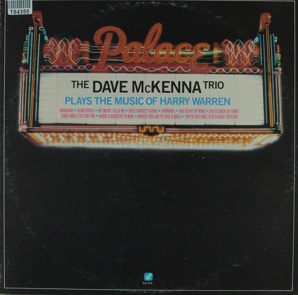 The Dave McKenna Trio: Plays The Music Of Harry Warren