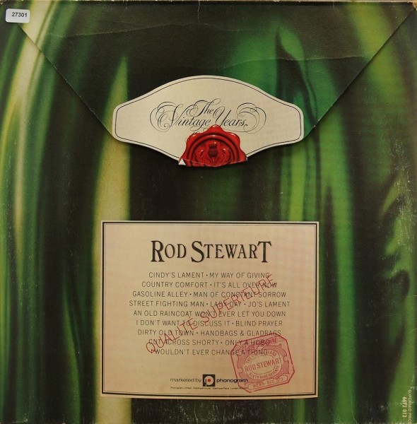 Stewart, Rod: The Vintage Years 1969-1970