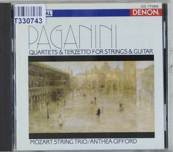 Niccolò Paganini, Mozart String Trio, Anthea: Quartets &amp; Terzetto For Strings &amp; Guitar