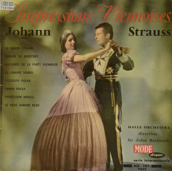 Johann Strauss Jr.: Impressions Viennoises