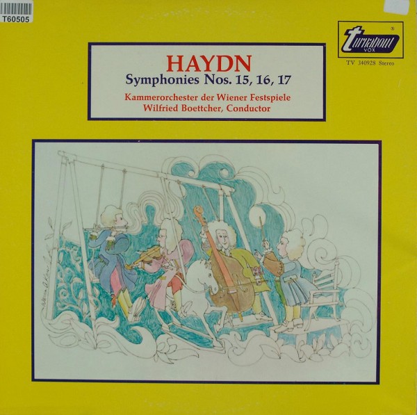 Joseph Haydn, Vienna Festival Orchestra, Wilfried Boettcher: Symphonies Nos. 15, 16, 17