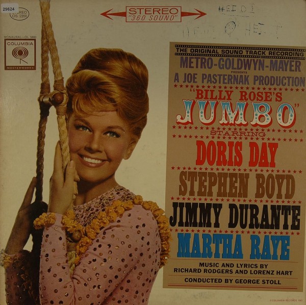 Day, Doris (Soundtrack): Billy Rose`s Jumbo