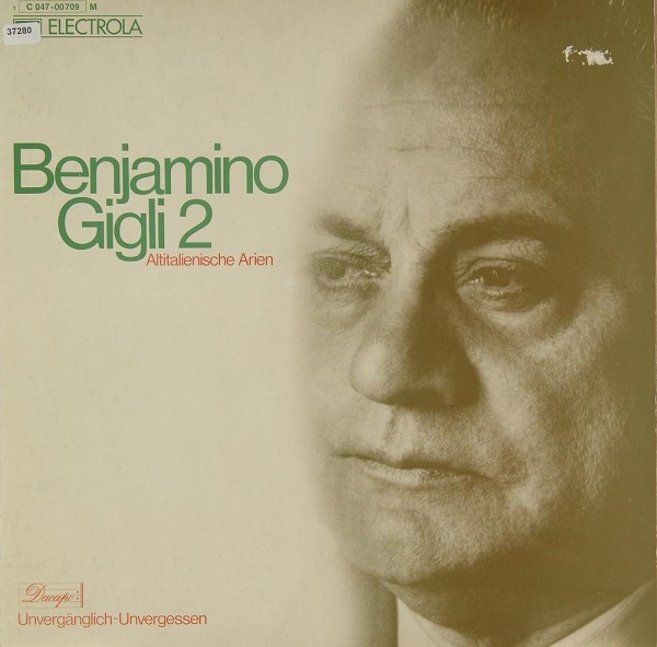 Gigli, Benjamino: Same 2 - Altitalienische Arien