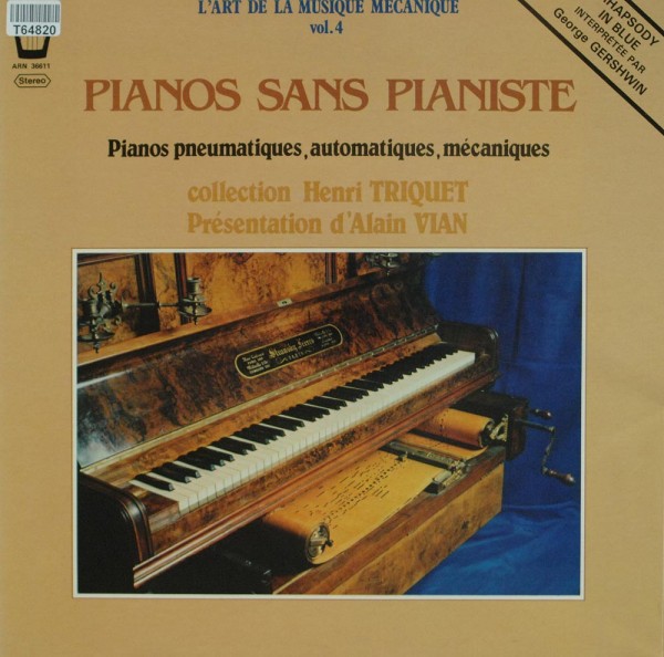 No Artist: Pianos Sans Pianiste (Pianos Pneumatiques, Automatiques