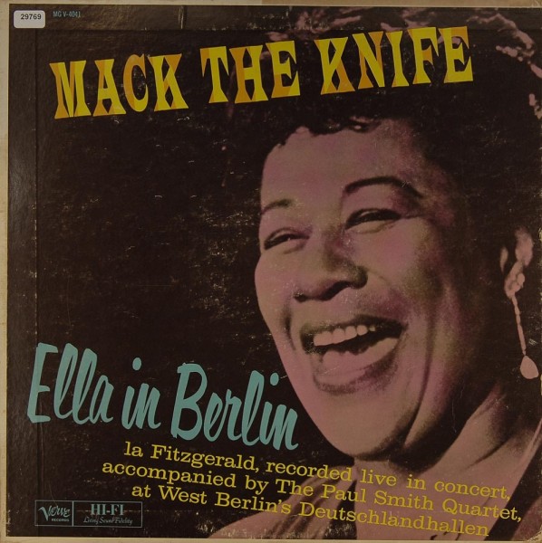 Fitzgerald, Ella: Mack the Knife - Ella in Berlin