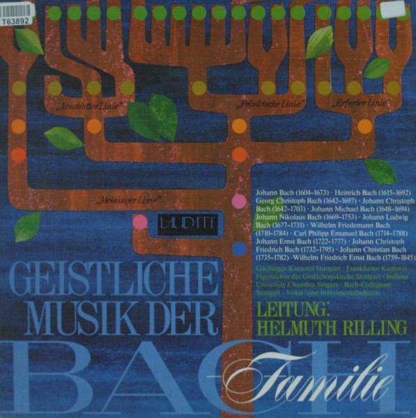 Gächinger Kantorei Stuttgart • Frankfurter : Geistliche Musik Der Bach-Familie