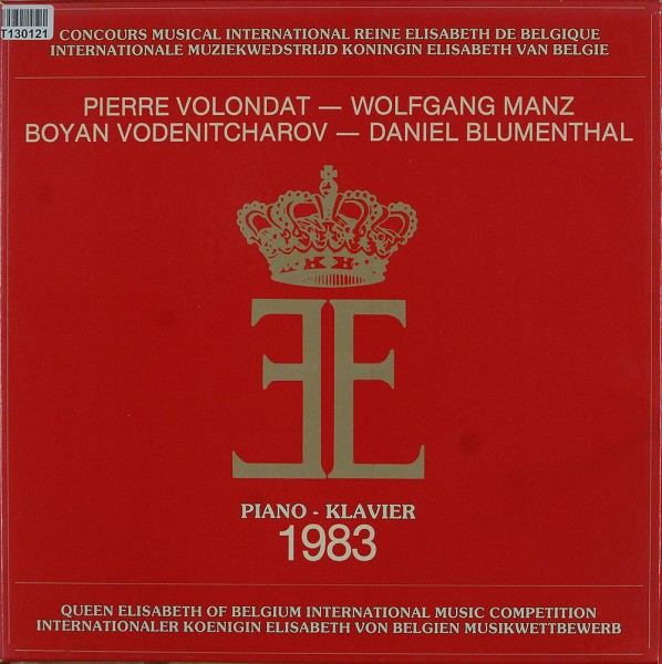 Pierre-Alain Volondat, Wolfgang Manz, Boyan: Queen Elisabeth Of Belgium International Music Competit