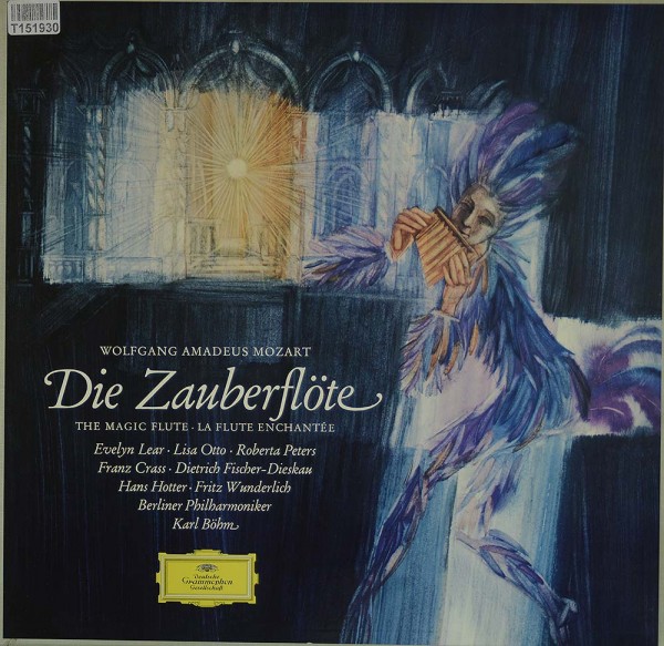 Wolfgang Amadeus Mozart - Evelyn Lear • Lisa: Die Zauberflöte = The Magic Flute = La Flute Enchantée