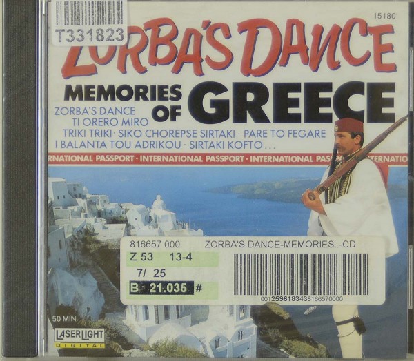 Various: Zorba&#039;s Dance (Memories From Greece)