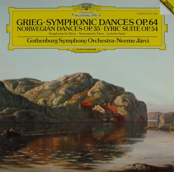 Edvard Grieg - Göteborgs Symfoniker, Neeme : Symphonic Dances Op.64 - Norwegian Dances Op.35 - Lyric