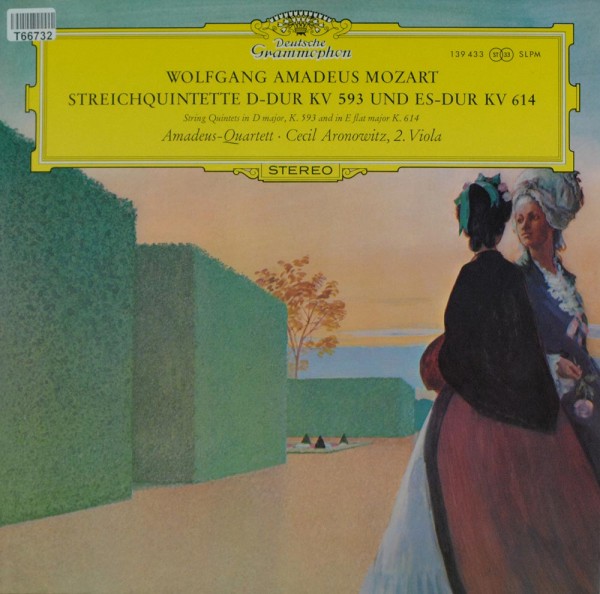 Wolfgang Amadeus Mozart - Amadeus-Quartett: Streichquintette D-dur KV 593 und Es-dur KV 614